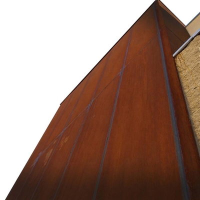 Warm gewalzte Stahlspule Fassaden-Zaun-Corten Wall Panelss SS400 für Umhüllung